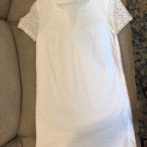 While eyelet Jade dress